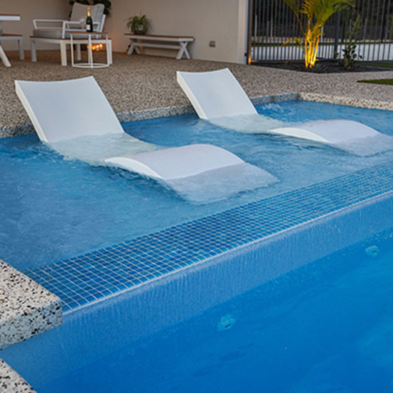 aqua ledge tanning ledge pool